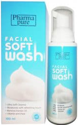 รูปภาพของ PharmaPure Facial Soft Wash 100ml. ฟาร์มาเพียว เฟเชี่ยล ซอฟท์ วอช